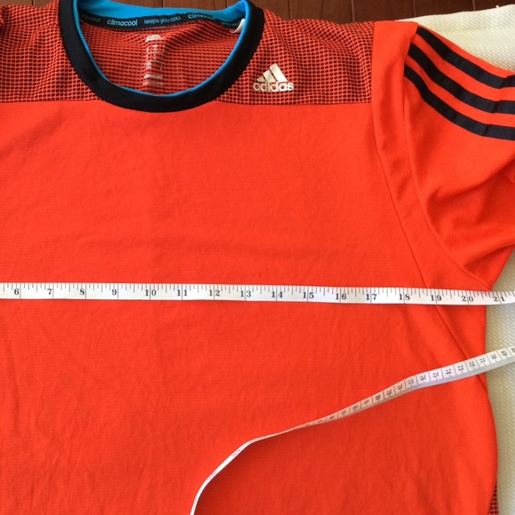 Men’s Adidas Climacool T-Shirt | Size Medium | Bright Orange - Picture 13 of 15